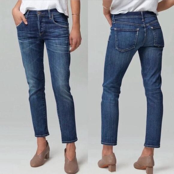 Citizens of Humanity Emerson Slim Boyfriend Jean in Blue Ridge Sz 29 NWT - Picture 1 of 9